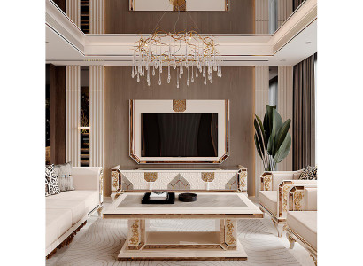 Elegantes TV Lowboard und Couchtisch im modernen Design