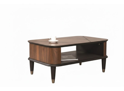 Luxuriöser Couchtisch Minimalistisch Stil Modernes Design Braune Farbe
