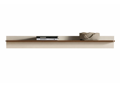Minimalistisches Regalmodul mit eleganter Struktur und Ablagefläche