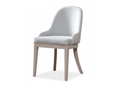 Esszimmerstuhl Moderner Stil Farbe Weiß Holz weich neu bequem