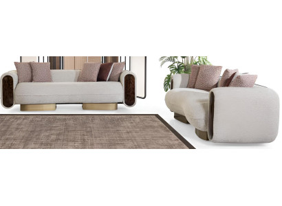 Luxuriöses Sofa-Set Beigefarbene Minimalistischer Stil Modernes Design