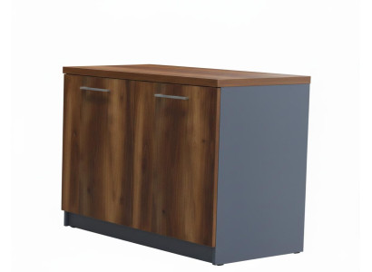 Elegante Etagere Modernes Design Farbe Grau, Braun Material Holz