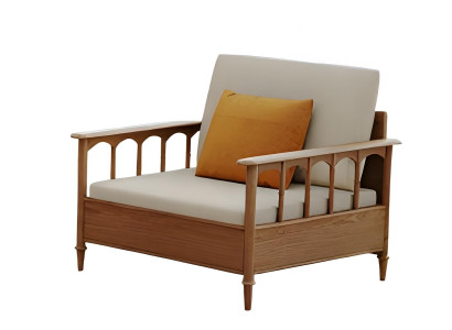 Modern Textil Sessel Komfortable Designer Wohnzimmer Möbel