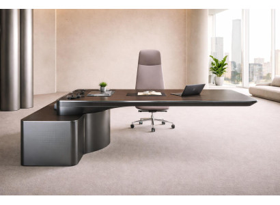Designer Schreibtisch mit hochwertiger Verarbeitung und eleganten Akzenten