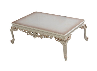 Eleganter Couchtisch mit robustem Gestell und modernem Design