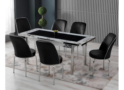 Esszimmer Essgruppen Esstisch Stühle Neu Mramor Rechteckig Modern