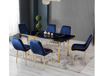 Esszimmer Essgruppen Esstisch Stühle Rechteckig Mehrfarbig Tisch Neu