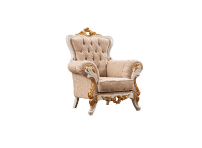 Eleganter Sessel im klassischen Design für stilvolle Entspannung