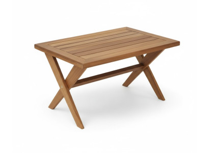 Hoher Garten-Couchtisch Moderner Stil Braun Holz Bequem Langlebig