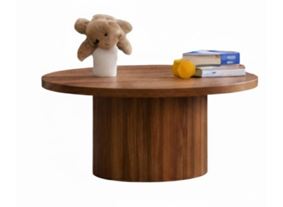 Couchtisch Modern Braun Designer-Couchtisch Minimalismus Stoff Holz