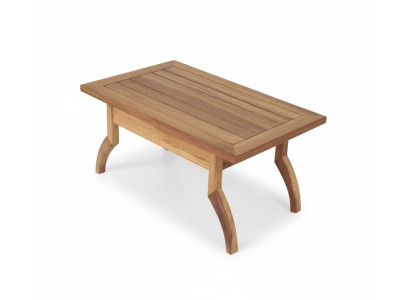Hoher Garten-Couchtisch Moderner Stil Braun Holz Stabil Langlebig