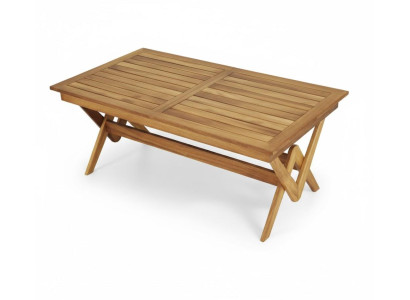 Gartentisch Moderner Stil Braun Holz Stabil Couchtisch Langlebig