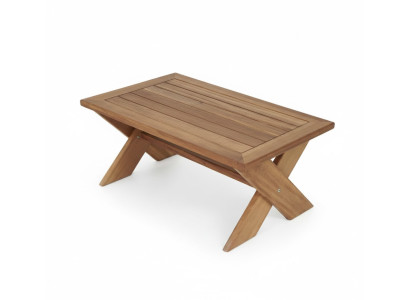 Garten Hoher Couchtisch Moderner Stil Braun Holz Bequem Langlebig