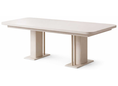 Esstisch Stil modern Farbe beige neu Küche geräumig Metall quadratisch