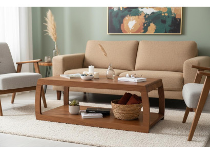 Couchtisch Modern Minimalistisch Braun Elegant Stilvoll Komfortabel