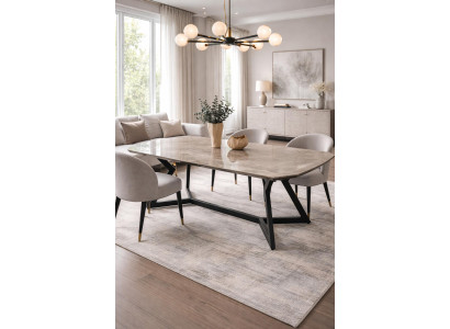Esstisch Modern Minimalistisch Grau Elegant Stilvoll Komfortabel