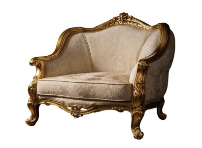 Eleganter Sessel im klassischen Stil mit komfortabler Polsterung
