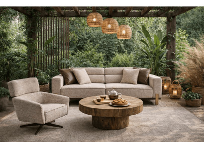 Wohnzimmer-Set 3+1 im modernen Stil mit stilvollem Design