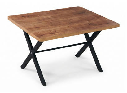 Esstisch Stil modern Farbe braun neu Holz vielseitig Esszimmer kompakt