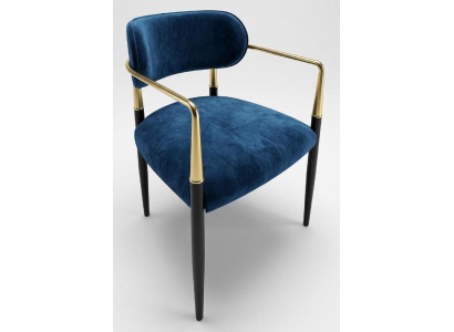 Eleganter Polsterstuhl mit weicher Polsterung und modernem Design