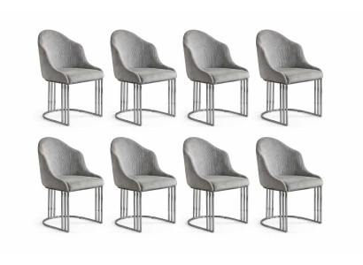 Komfortable Stühle aus Stoff und Metall 8 Stühle für jedes moderne Esszimmer