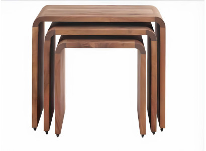 Couchtisch Stil modern Farbe braun Holz kompakt praktisch quadratisch