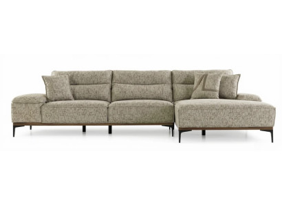 EcksofaU Stil modern Farbe beige bequem geräumig Wohnzimmer weich neu
