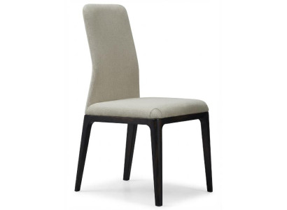 Esszimmerstuhl Beige Stoff Metall Komfort Moderner Stil Aktuelle Mode