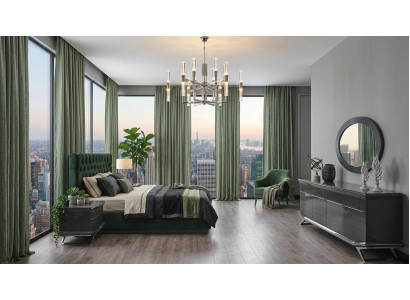 Konsole Spiegel Wohnzimmer Stil modern Farbe grau neu komfortabel