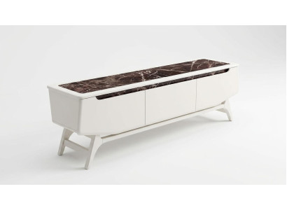 Lowboard Stil modern Farbe beige neu komfortabel Wohnzimmer praktisch