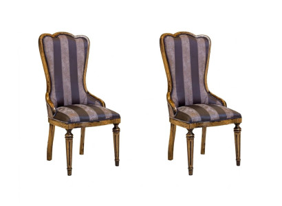 Elegante Essstuehle Modern Klassisch Gold Weiss Komfort Stabil Design