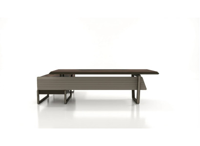 Designer Schreibtisch Büro Möbel Set Modern Holz Metall Luxus