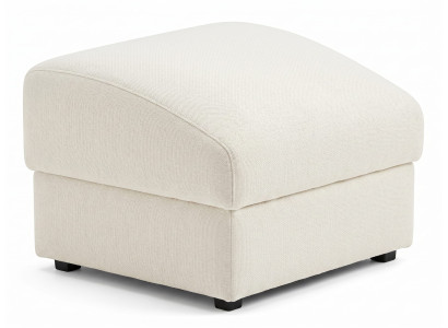Beiger weicher Hocker quadratischer Hocker für das Wohnzimmer Polstermöbel