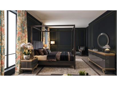 Konsole Spiegel Wohnzimmer Stil modern Farbe schwarz neu praktisch