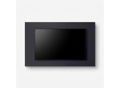 Moderne Luxus TV Wandpaneel Fernseher Wandboard Schwarz Lowboard