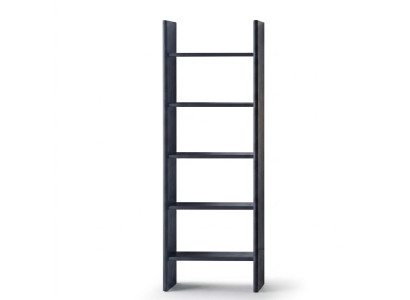 Moderne Luxus Dekoleiter Schwarz Regal Bücherregal Standregal