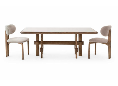 Esszimmer Set Esstisch Komplett 2x Stühle Holzmöbel Modernes Garnitur
