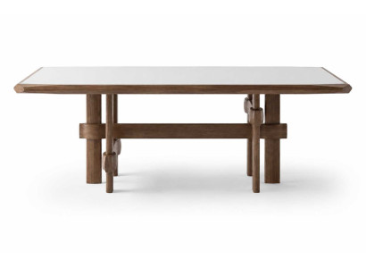Elegant Holz Esstisch Designer Küchentisch Familientisch Luxuriöser Tisch