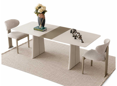 Luxuriöses Esszimmer Esstisch Komplett 2x Stühle Holzmöbel Set