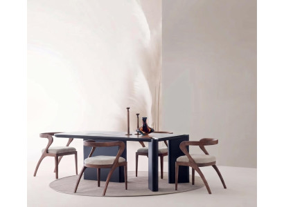 Esszimmer Set Esstisch Mit 4 Stühlen Modern Braun Luxus Exklusiv