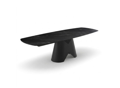 Esstisch Metall Keramik Modern Design Aktueller Trend Komfort Schwarz