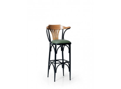Barhocker Schwarz Bequem Weich Metall Modern Komfortabel Stilvoll