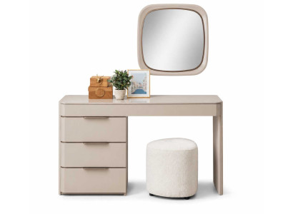 Design Schminktisch mit Spiegel Schlafzimmer Make-up-Tisch Frisiertisch