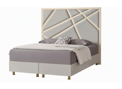 Elegantes Bett mit modernem Design für erholsame Nächte