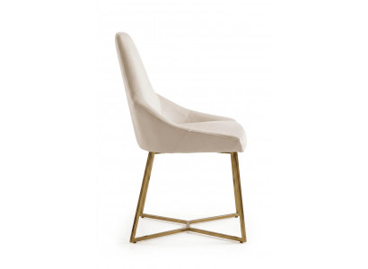 Stuhl Beige Moderner Still Praktisch Funktional Elegant Funktional