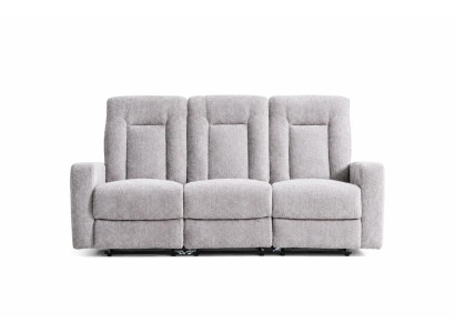 Komfortables 3-Sitzer-Kinosofa mit weichem Stoffbezug und Relaxfunktion