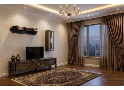 Elegante Wohnwand Luxuriöses Stilvolles TV-Regal Wohnzimmer Möbel