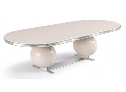 Konferenztisch groß bequem geräumig weiß moderner Stil Meeting
