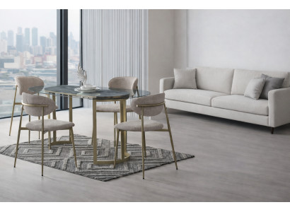 Elegantes 5-teiliges Esszimmer-Set für gesellige Momente