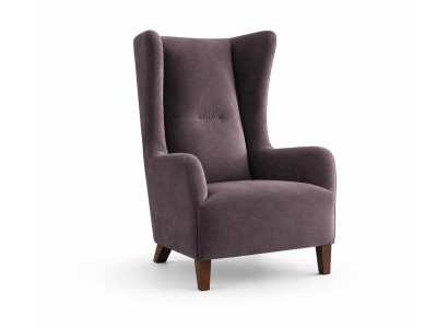 Eleganter Lesesessel mit hoher Lehne und Komfortsitz Sessel Ohrensessel